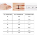 1PC Hematite Stone Rings for Women Men Natural Fashion Flat Plain Ring Couple Jewelry Gift Wedding Christmas Lovers Rings