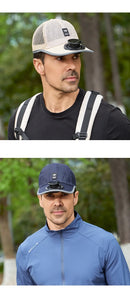 The Helios Breeze | Solar-Powered USB Rechargeable Cooling Hat with Mesh Visor