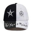 Unisex Letter Pattern Printing Snapback Baseball Caps Spring and Autumn Outdoor Adjustable Casual Hats Sunscreen Hat