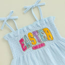 Adorable Baby Girl Spring Outfits Floral Print Ruffle Sleeve Top with Bowknot Shorts 2 Piece Set for Easter