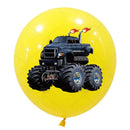Monster Truck Balloons for Kids Monster Truck Birthday Decorations Race Car Theme Party Supplies