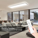Oeegoo LED面板吸顶灯 可调光 100 x 25厘米 带RGB背光，30W 3300LM 带遥控吸顶灯
