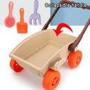 Kids Trolley Sand Play Beach Toy Sandbox Shovel Animal Molds Beach Accessories Toys Summer Outdoor Seaside Play Sand Water Game