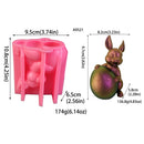 3D Easter Bunny Silicone Mold, Rabbit Hug, Easter Egg, Handmade Aromatherapy, Plaster Candle, Home Decoration Gift, 2024