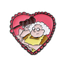 Pink Dog Lapel Pins for Backpacks Manga Briefcase Badges on Backpack Brooch for Clothes New Fashion Accessories Gifts for Kids