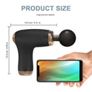 Mini 30 Level Massage Gun Fascia Deep Muscle Relax Body Neck Massager Electric Fitness Equipment Noise Reduction Male Female