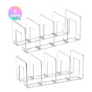 The Closet Architect | 4-Section Clear Purse & Handbag Organizer (2-Pack)