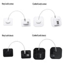 Baby Safety Refrigerator Lock With Keys or Coded Lock Infant Cabinet Locks Sliding Closet Door Lock Children Protection Locks