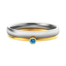 Personalized Names Birthstone Ring 3mm & 1mm Stainless Steel With AAA+ Zircon Engraved for Mothers Day Woman Jewelry Gift