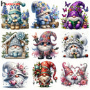 Huacan New Arrivals Diamond Painting Portrait Gnome Diy Mosaic Flower Rhinestone Pictures Kit Wall Art Decor For Home
