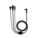 Havapen 3 in 1 cable cb01 compatible with huion kamvas pro 12 / pro13 / pro16, tablet pen monitor replacement cable