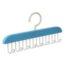 8 Hooks Bra Hanger Belts Camisole Clothes Organizer Rack Tie Hats Scarf Holder Non-slip Space Saving Wardrobe Storage