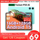 Ai Tablet Pc Teclast P50Ai 11 Inch 90Hz Android 15 (6Gb+10Gb) 16Gb Ram 128Gb Lpddr5 1280X800 Ips 7000Mah Wifi-6 Bt 5.4