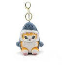 new Soft Cute Sitting position shark cat fragrance keychain pendant Playing Doll Couple soft fashione  Bookbag Hanging Doll
