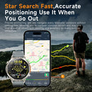 The Milestone Recon | 1.7'' HD GPS Military Smartwatch with Flashlight