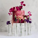 Acrylic Cake Display Board Round Cake Stand 30cm Wedding Party DIY Flower Crown Decoration Dessert Trays Clear Cake Stand Tools