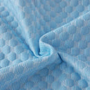 1-4PCS 48x74cm Ice Bean Pillowcase Summer Cooling Solid Color Cool Touch Fabric Washable for Air Conditioning Room