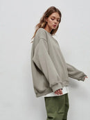 Wolfeel Oversized Hoodies & Sweatshirts for Women Autumn Winter Thick Warm Fleece Sweatshirt Girls Streetwear Loose Pullovers