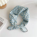 Approx 55cm Cotton Linen Square Scarf Neckerchief Spring Autumn Scarves Neck Scarf Turban Bandanas Headband Decoration for Women