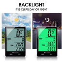 WEST BIKING Wireless Bicycle Computer Backlight Waterproof Cycling Speedometer Mechanical Magnet Speed Sensor Bike Odometer