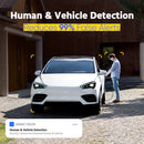 Annke 4K POE IP Camera 265+ Motion 2.0 Built-in Microphone 4MM Lens 8MP smart Dual Light Human Vehicle Detection Security Camera