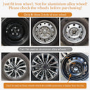 4 PCS Wheel Covers Hubcaps Design For 15 Inch Steel Wheels R15 Tire For Most Family Cars