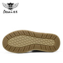 DESAI Mens Winter New Genuine Leather Boots Non-Slip Heels Fashion Men's Work Shoes Outdoor Warm Boots Thick Bottom Gifts