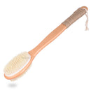 Exfoliating Wooden Body Massage Shower Brush Natural Bristle Bath Brush SPA Woman Man Skin Care Dry Body Brush with Long Handle