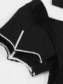 The Vespertine | Bat-Embroidered Vintage A-Line Party Dress
