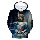 Annabelle 3D Print Hoodies Men Sweatshirt Harajuku Hoody Tracksuits 3D Print Horror Movie Annabelle Hoodie Streetwear Clothes
