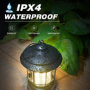 LuminaRetro BF668 Vintage Stepless Dimming COB Camping Lantern | IPX4 Waterproof Rechargeable Emergency Light