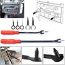 19Pcs Car Door Trim Panel Removal Install Tool Kit Molding Pry Interior Clip Set
