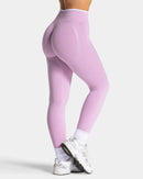 New Women's Color Blocking Yoga Leggings Seamless Knited Tights High Waist Hip Liftting Gym Workout Solid Color Sports Pants