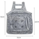 The Companion Carry | Hands-Free Cat Travel Apron with Plush Winter Sleeping Pocket