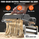 SucceBuy Electric Fresh Pasta Maker Machine Stainless Steel Noodle Rollers Cutter Slicer for Cutting Home Appliance