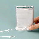 Automatic Floss Holder Travel Portable Floss Organizer Disposable Plastic Floss Stick Polyethylene Fiber Flosser Oral Care