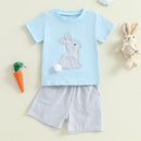 Toddler Girl Easter Dress Bunny Embroidery Sleeveless Floral Print Princess Dress with Matching Headband for Spring Summer
