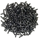 4/7mm Hose Dripper Water Tee Connector Plastic Barbed 1/4" Pipe Tubing Watering Coupling Joint Garden Micro Drip Irrigation Tool