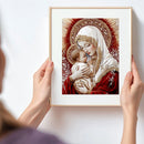 Huacan New Arrivals 2025 Diamond Painting Holy Mother Kids Diamond Mosaic Portrait Religion Animal Complete Kit Craft kit