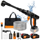 DayPlus Cordless Pressure Washer,6-in-1 Portable Pressure Washer 150bar 3.0Ah Battery for Floor/Garden Cleaning & Watering