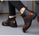 The Iron Archive | Men's Retro Zipper Ankle Boots