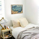 Oceanic Drift Dolphin Canvas Wall Art