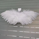 White Black Crafts Mini Feather Angel Wing 1/6 Doll 20cm Cotton Doll Decoration Party Birthday Gift Easter Valentines Day