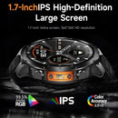The Milestone Recon | 1.7'' HD GPS Military Smartwatch with Flashlight