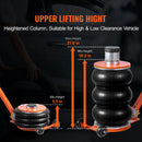 SucceBuy Air Jack 3/5 Ton Pneumatic Lifting Jack with Heightened Column Adjustable Handle Thick Rubber Pad for Sedan SUV Pickup