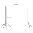Telescopic Crossbar Universal Photo Background Support System Kit Adjust Height Backdrop Stand for Photography Photo Studio Boom