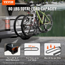 SucceBuy Hitch Mount Bike Rack 2-Bike Platform Style 80 LBS Max Capacity for 1.25-/2-inch Receiver Bike Carrier for Car