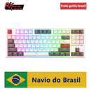 R87 wired mechanical keyboard 87 multi-key RGB backlit ABS keys with game keyboard English layout Suitable for PC