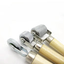 Car Audio Sound Deadening Application Roller Tool for Auto Noise Wheel Hand Pressure Roller Metal Wooden Handle