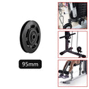 50-160mm Gym Bearing Pulley Wearproof Nylon Bearing Pulley Wheel Cable Universal Fitness Gum Bearing Pulley Fitness Equipment